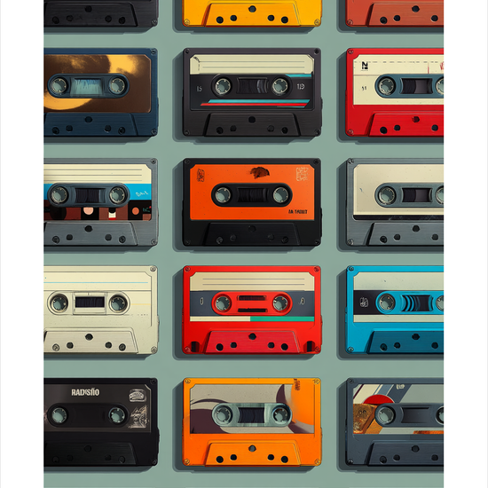 Magnetbåndets støvede rytmer - No Frame, With White Border