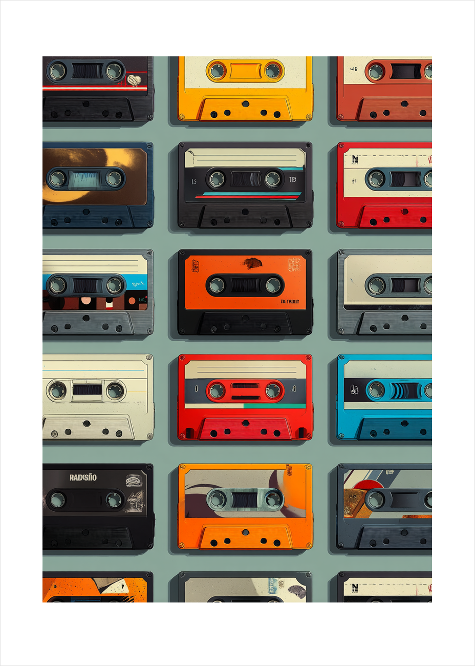 Magnetbåndets støvede rytmer - No Frame, With White Border