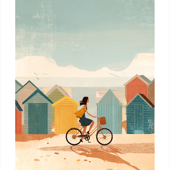 Salt på læben - No Frame, With White Border