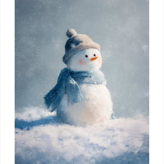 Frostens bløde hvisken - No Frame, With White Border