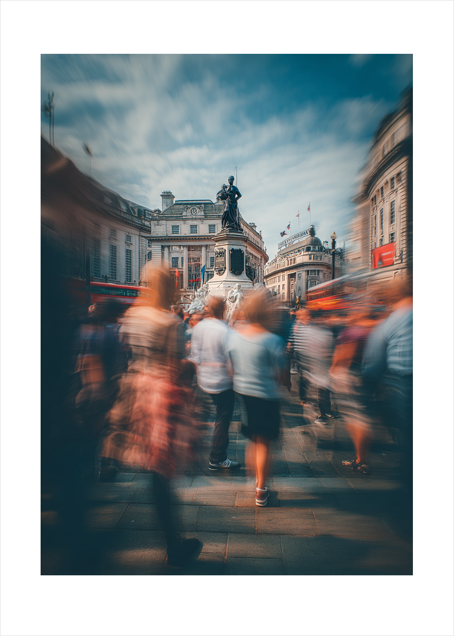 Byens sus af stemmer - No Frame, With White Border