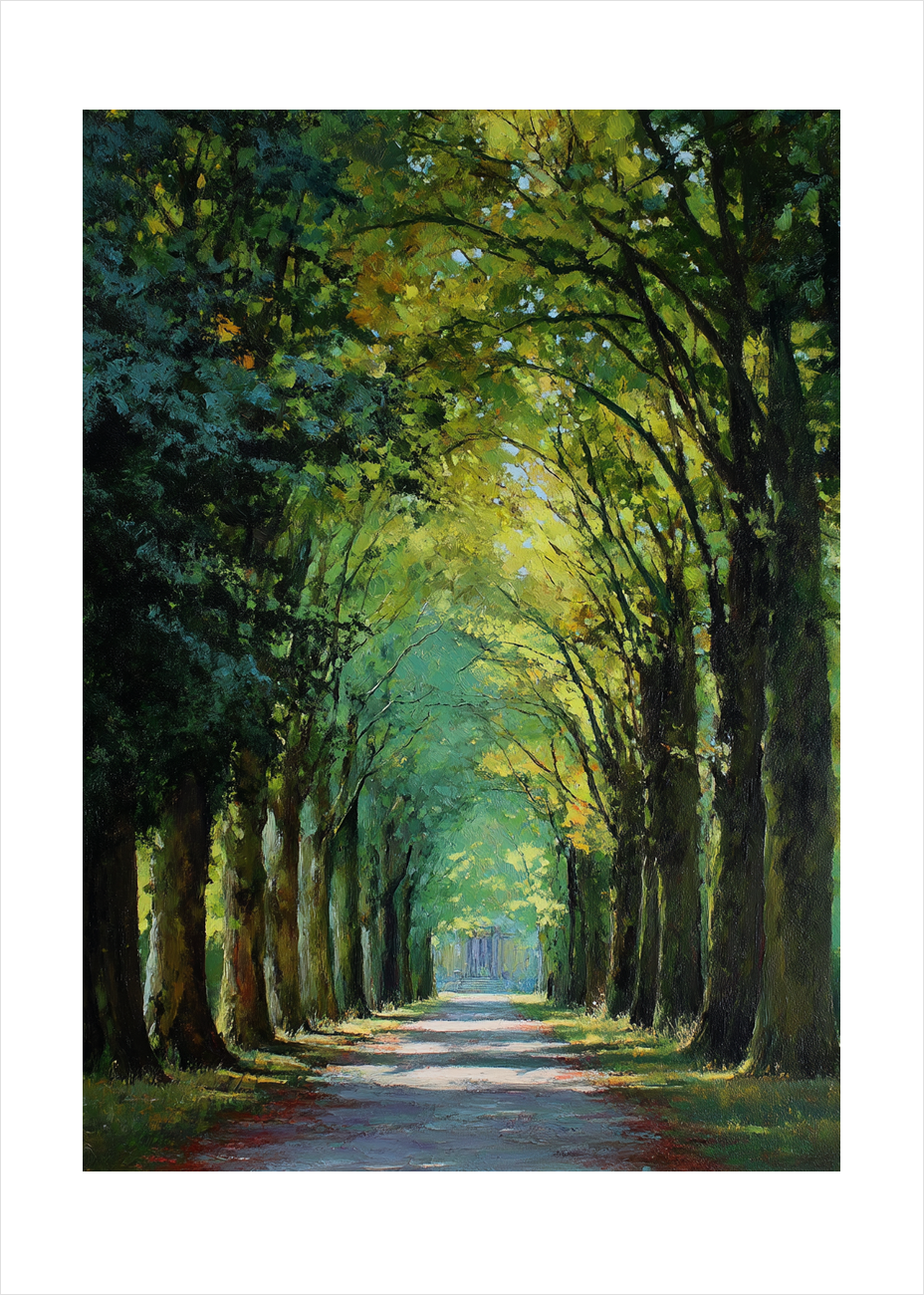 Skovens stille sus - No Frame, With White Border