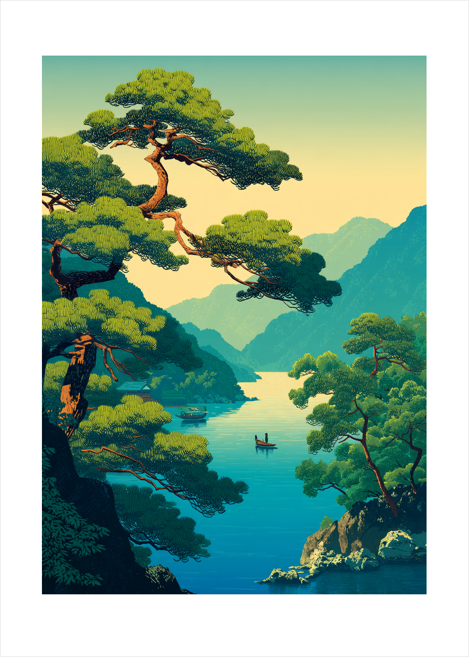 Søens fjerne sang - No Frame, With White Border