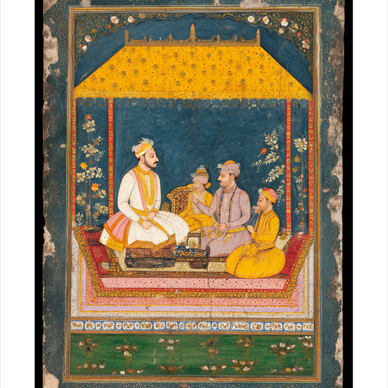 Safransduftens stille klang - No Frame, With White Border