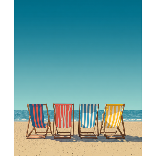 Bølgernes blide hvisken - No Frame, With White Border