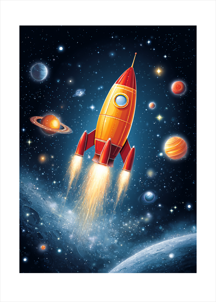 Ildstormens blide sus - No Frame, With White Border