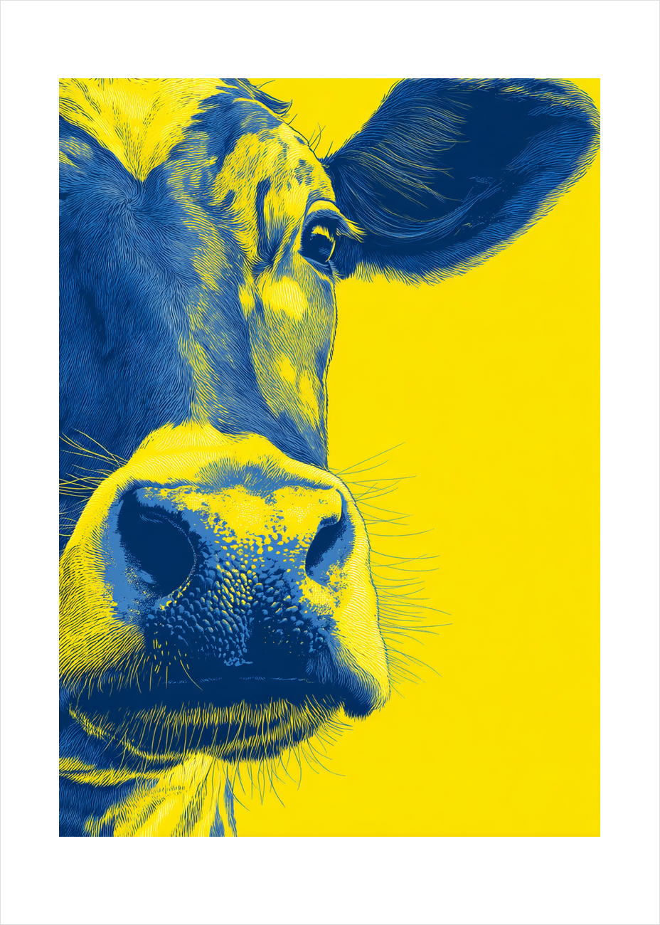 Lavmælt tyggeklang - No Frame, With White Border