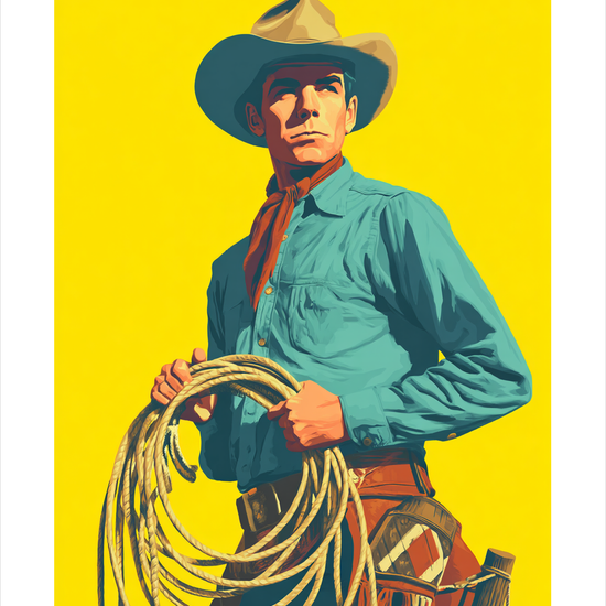 Lassoens rytme - No Frame, With White Border