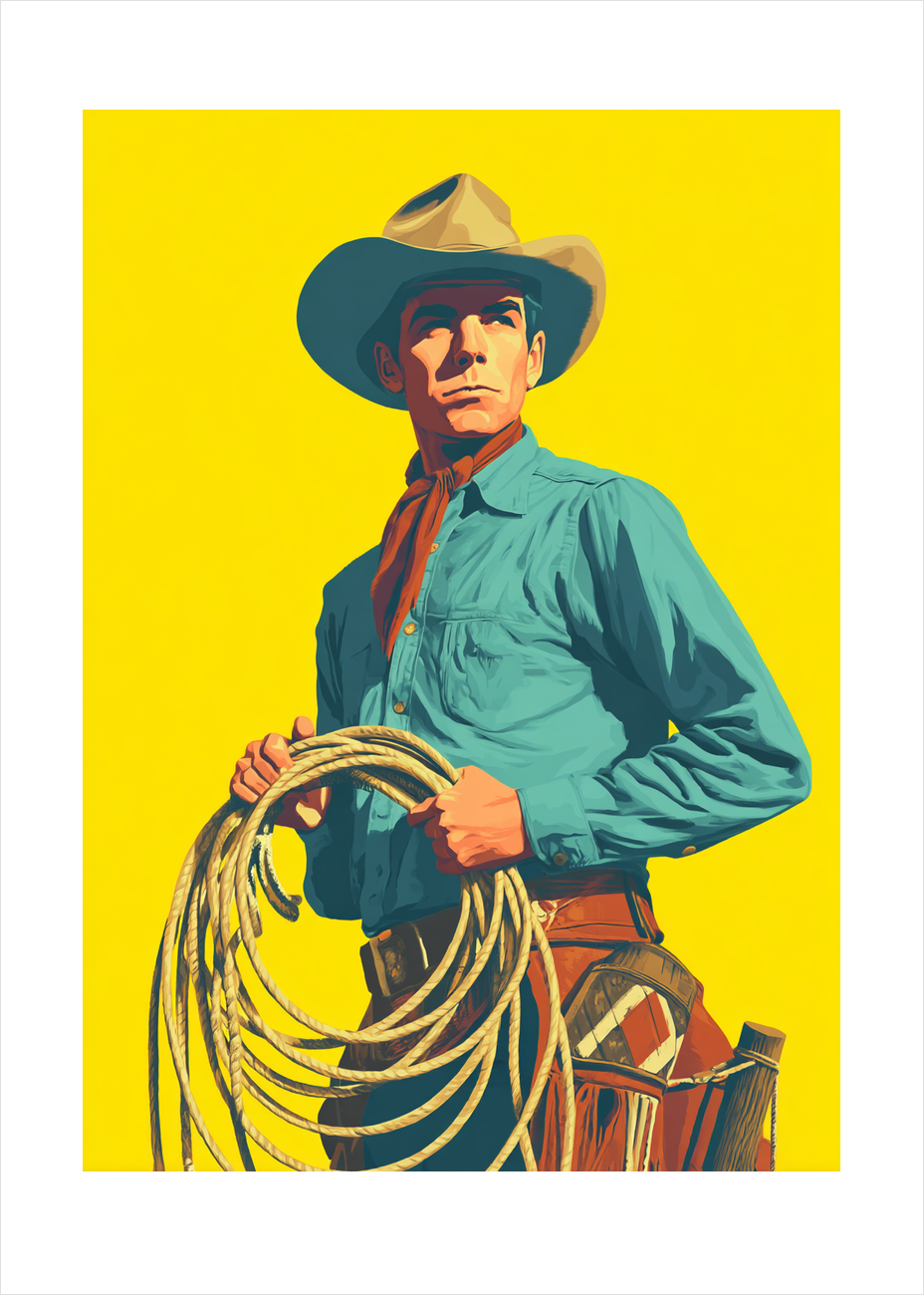 Lassoens rytme - No Frame, With White Border