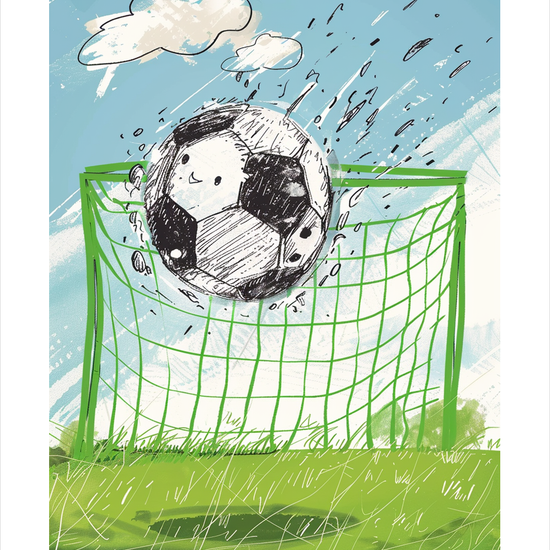 Boldens kys mod nettet - No Frame, With White Border