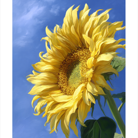 Sommerens gule sus - No Frame, With White Border