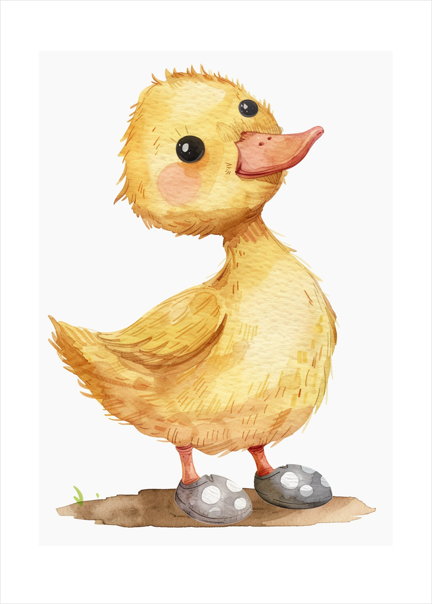 Blød klang af forår - No Frame, With White Border