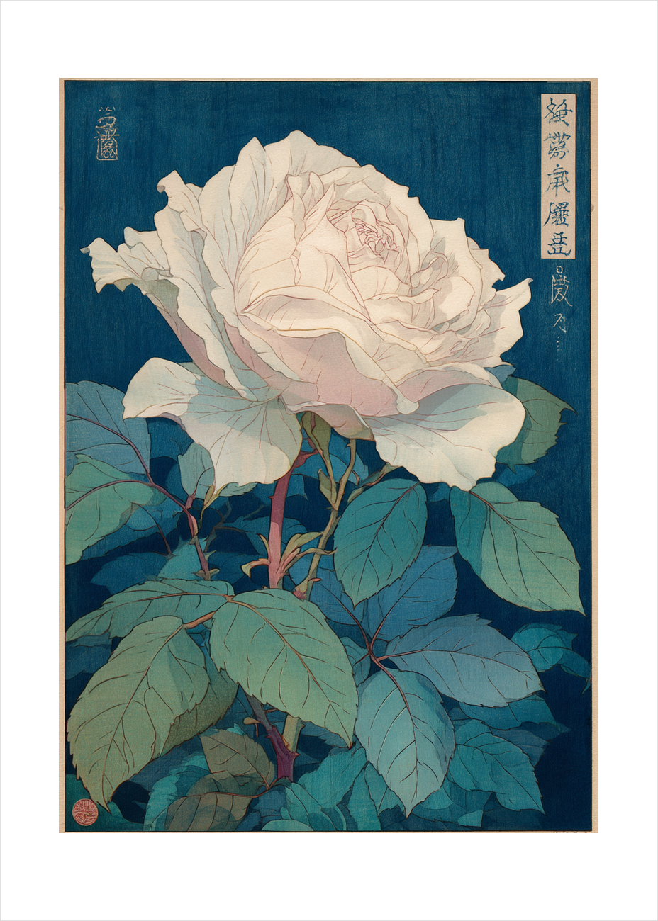 Duftens stille melodi - No Frame, With White Border