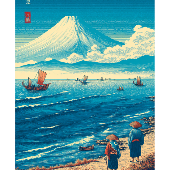 Bølgens kolde hvisken - No Frame, With White Border