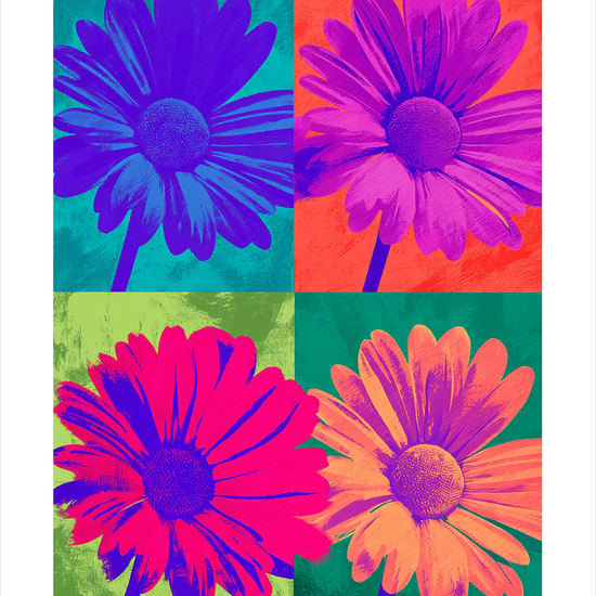 Smagen af neon - No Frame, With White Border