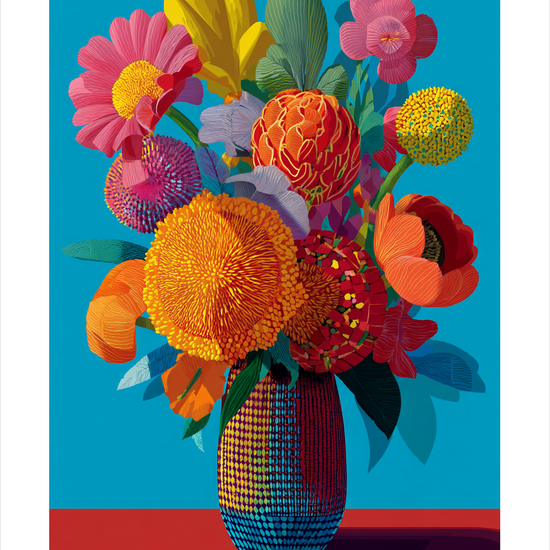 Hviskende farvers klang - No Frame, With White Border