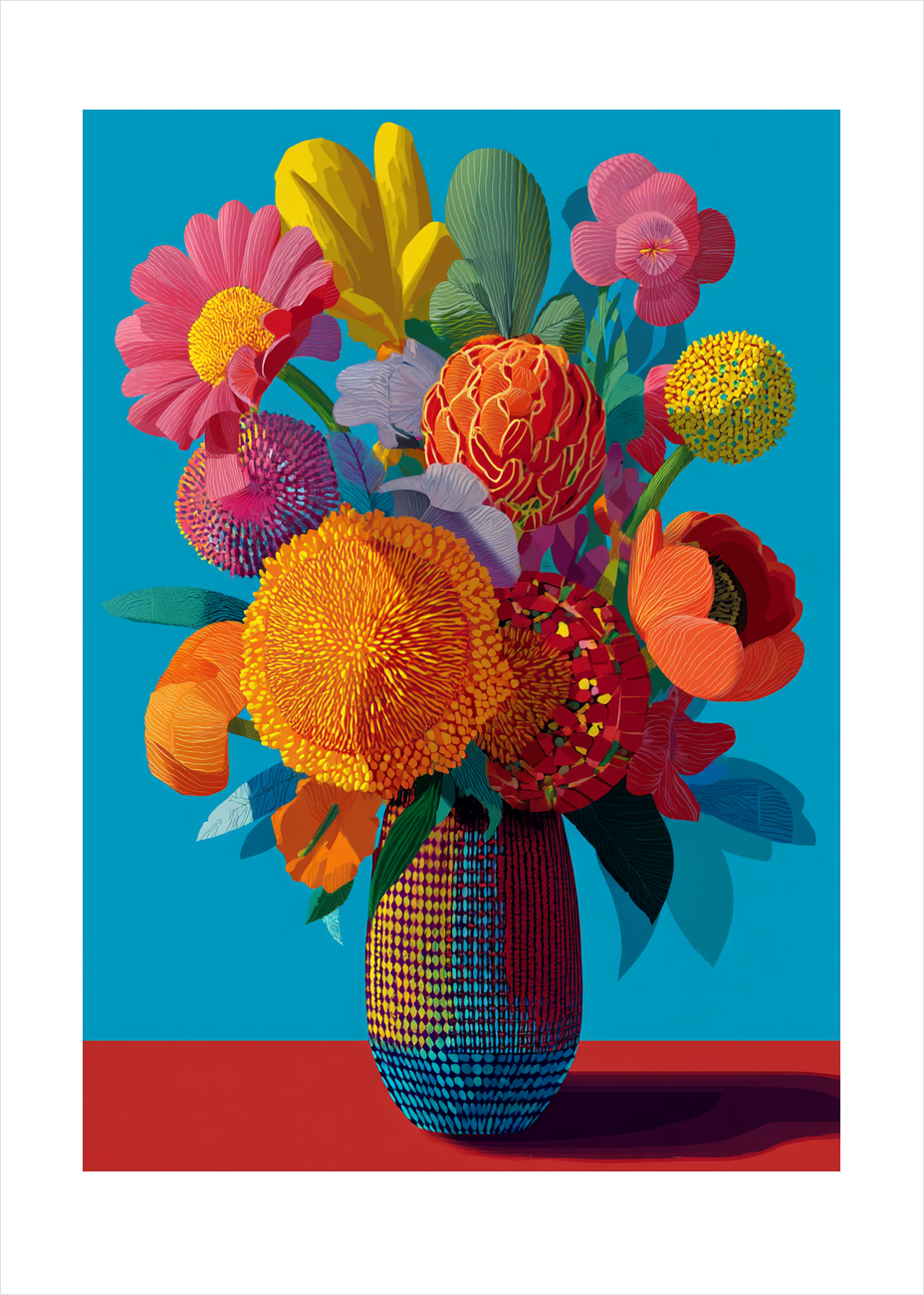 Hviskende farvers klang - No Frame, With White Border