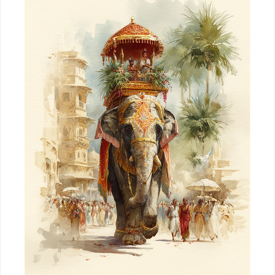 Trommens rungende fodtrin - No Frame, With White Border