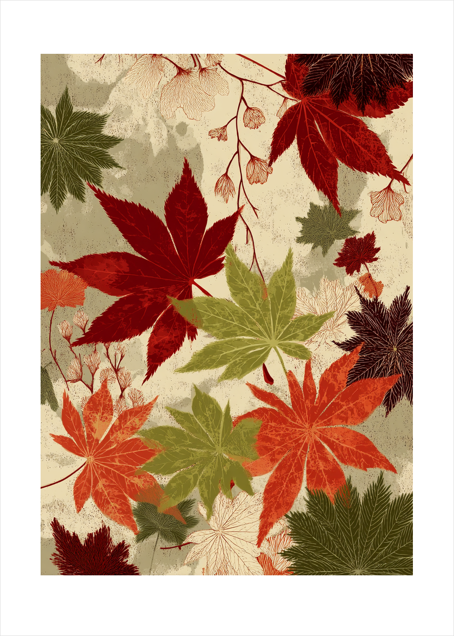 Knitrende fløjl - No Frame, With White Border