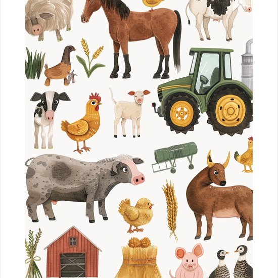 Lugten af nyslået hø - No Frame, With White Border