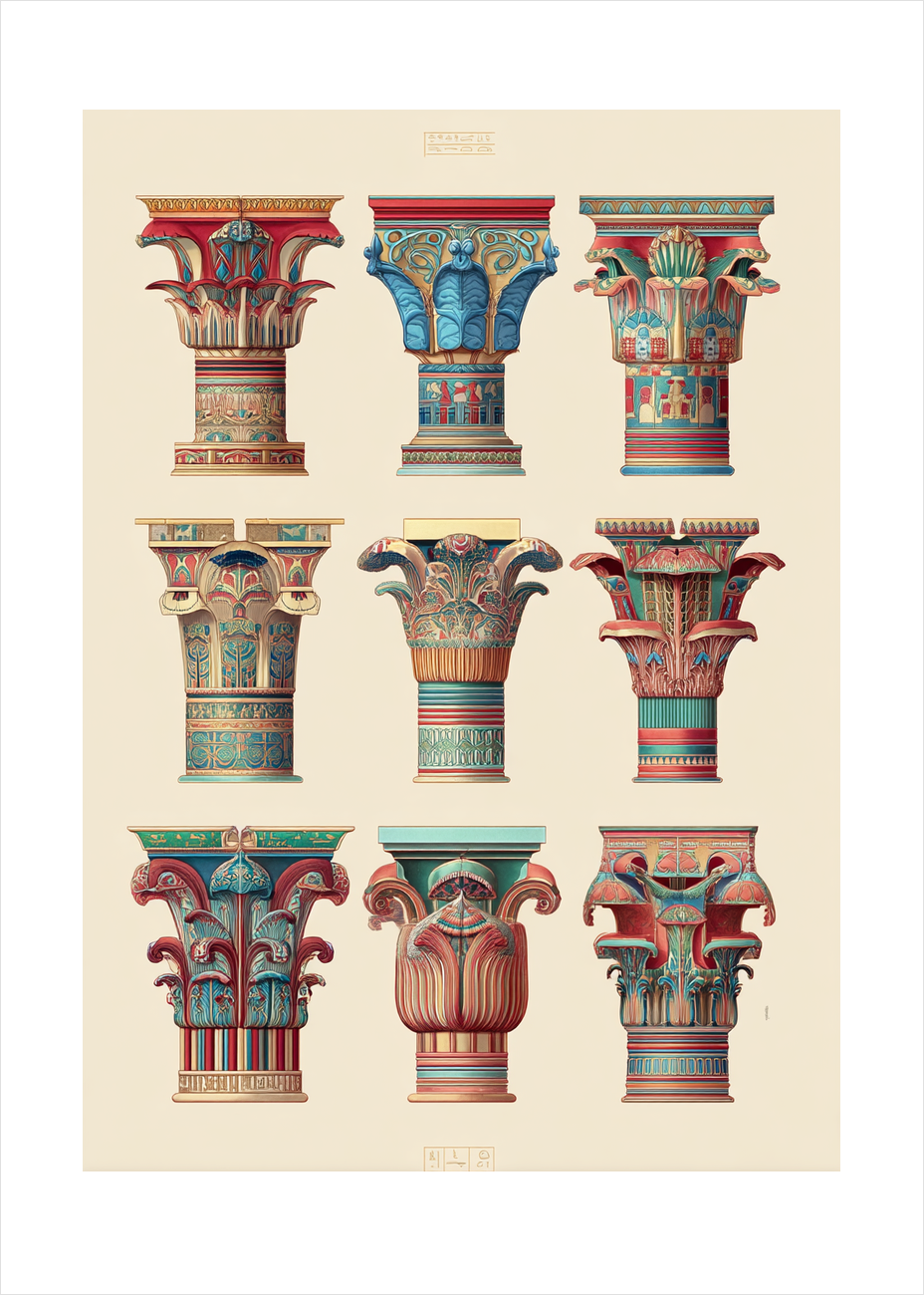 Hviskende farver i sten - No Frame, With White Border