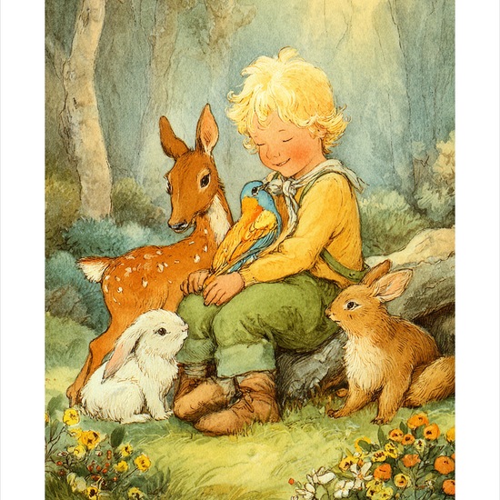 Skovens sagte sang - No Frame, With White Border