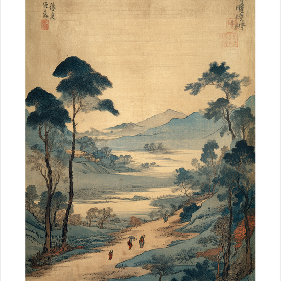 Horisontens stille hvisken - No Frame, With White Border