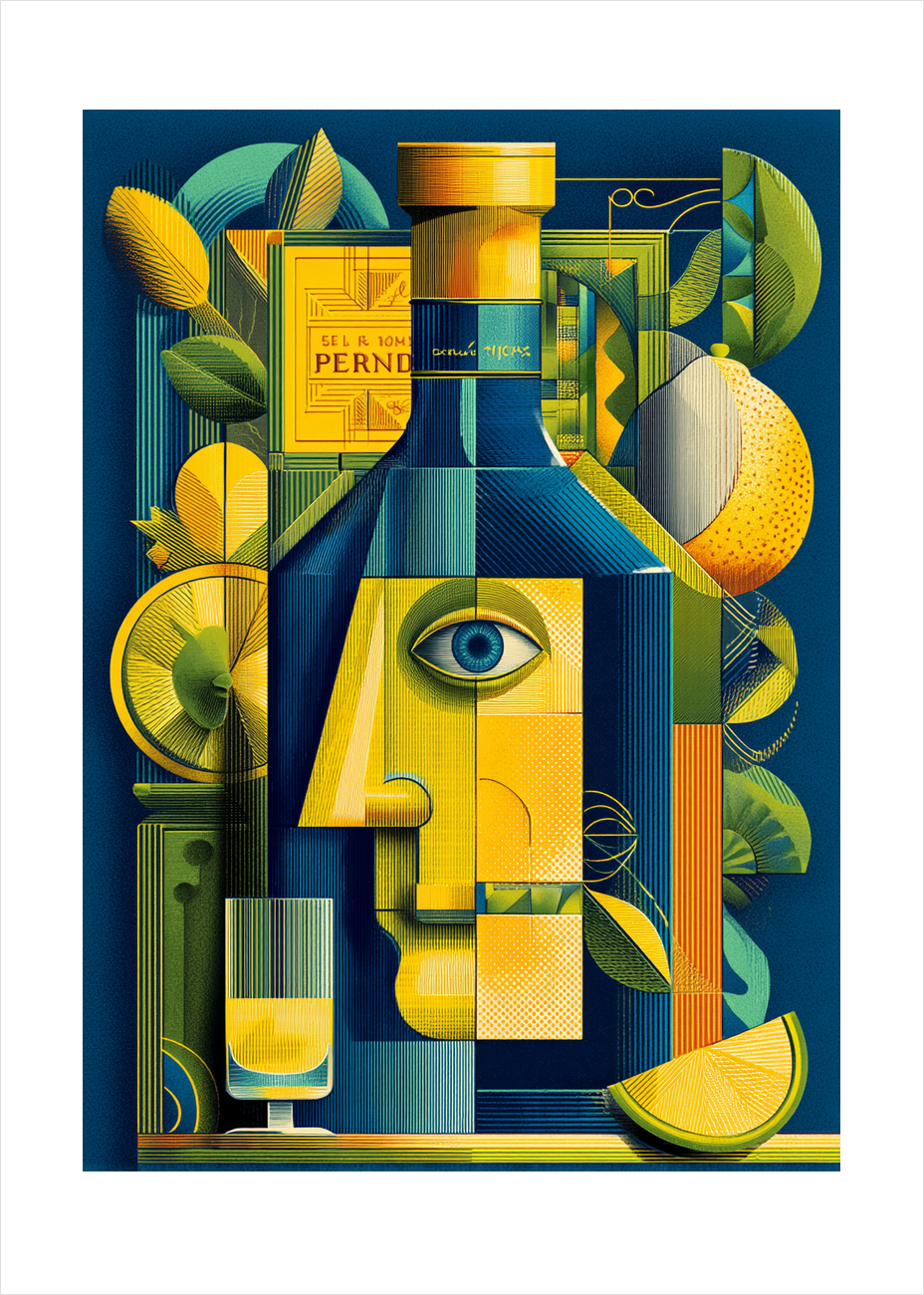 Bittert sus af citron - No Frame, With White Border