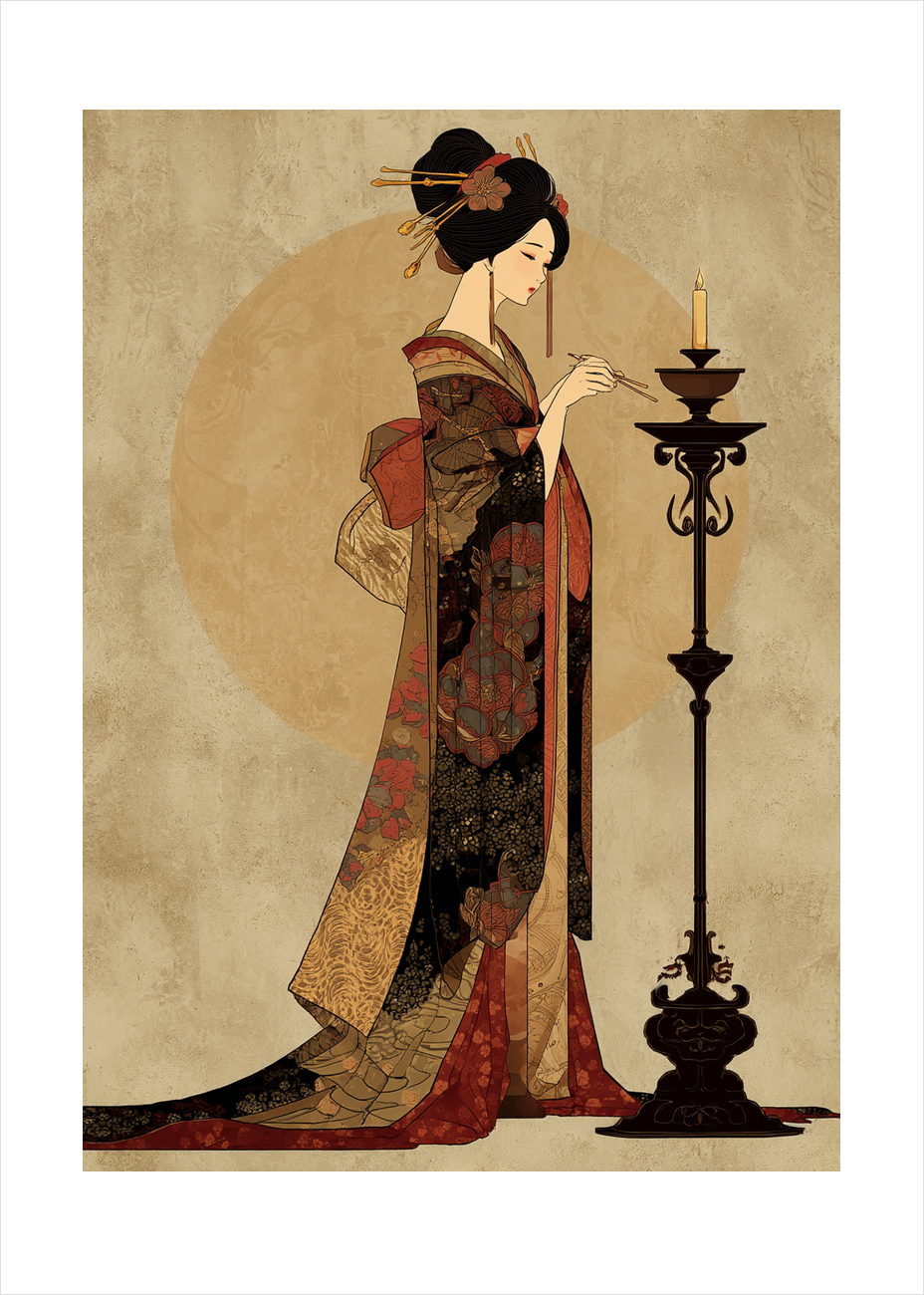 Silkens kølige kærtegn - No Frame, With White Border