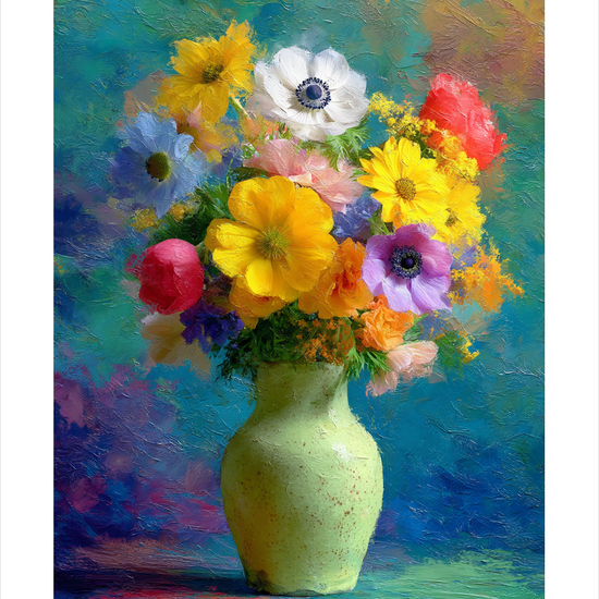 Smagen af farver - No Frame, With White Border