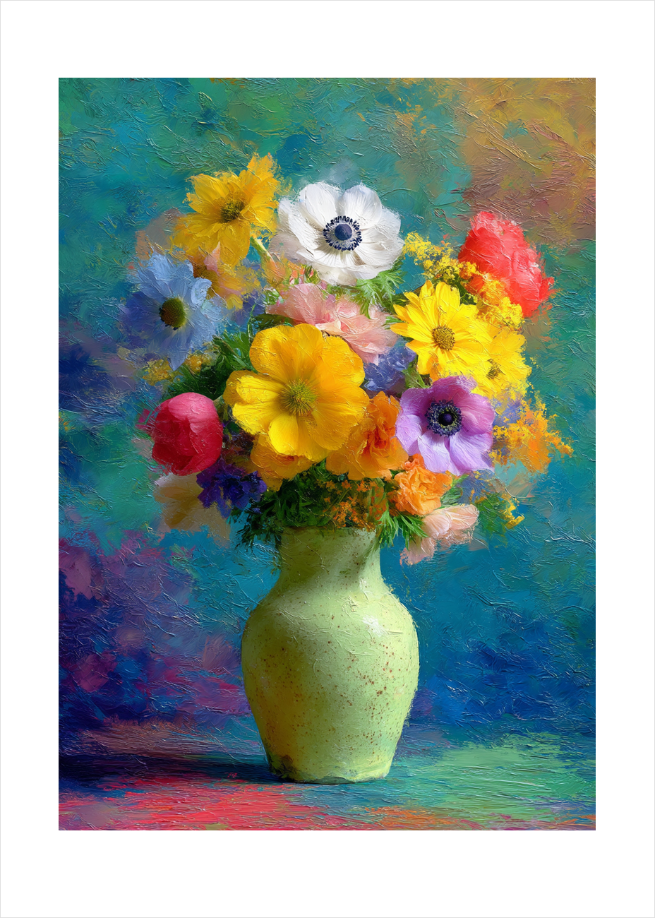 Smagen af farver - No Frame, With White Border