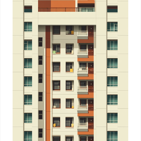 Betonens stille sus - No Frame, With White Border