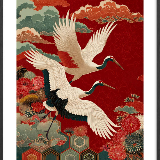 Tranernes stille klang - Black Frame, With White Border