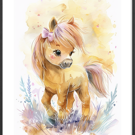 Smag af sommerlys - Black Frame, With White Border