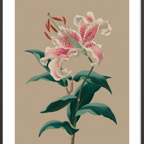 Duft af silke og regn - Black Frame, With White Border