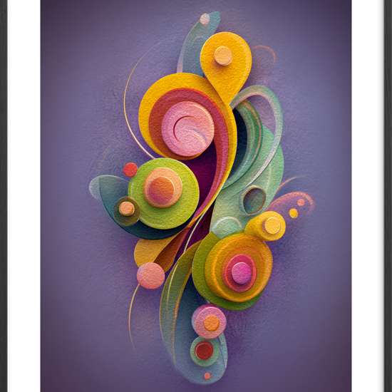 Smagen af farvet regn - Black Frame, With White Border