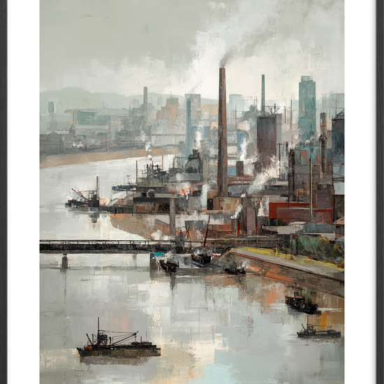 Stålens kolde kærtegn - Black Frame, With White Border