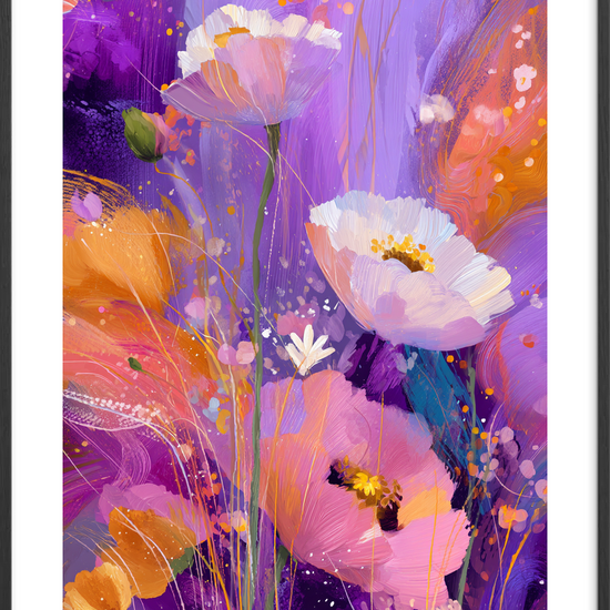 Takt af tusind farver - Black Frame, With White Border