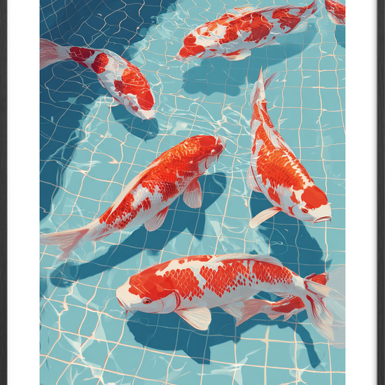 Solens salte hvisken - Black Frame, With White Border