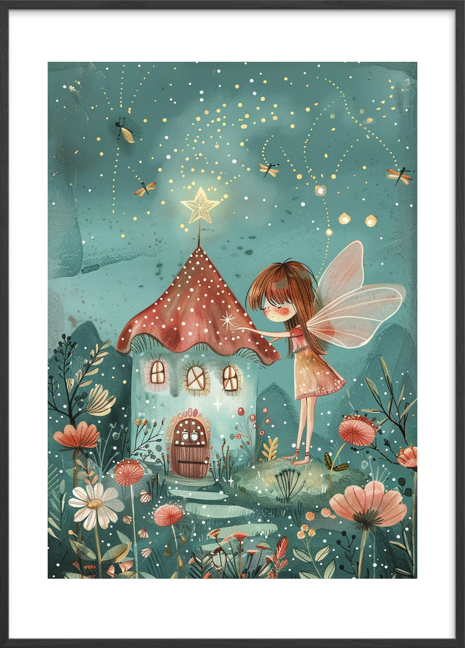 Smagen af stjernestøv - Black Frame, With White Border