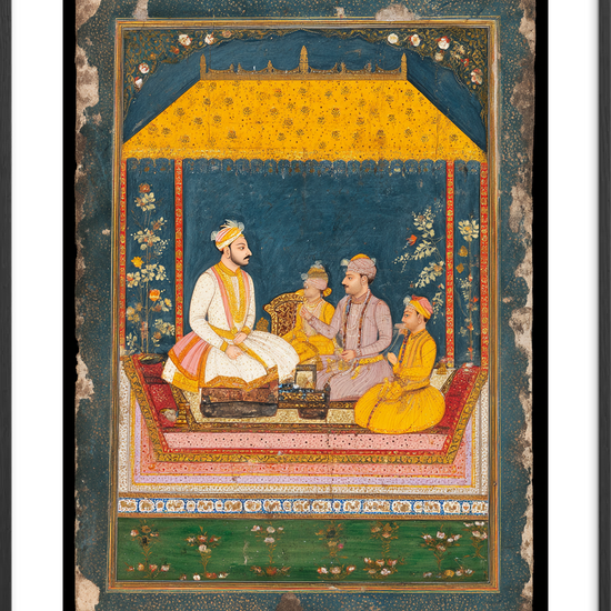 Safransduftens stille klang - Black Frame, With White Border