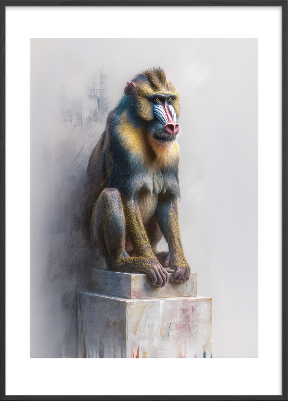 Smagen af tropisk stilhed - Black Frame, With White Border