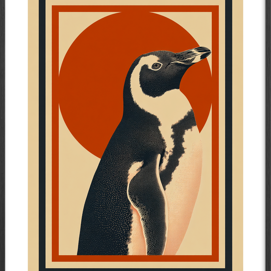 Vinterens bløde hvisken - Black Frame, With White Border