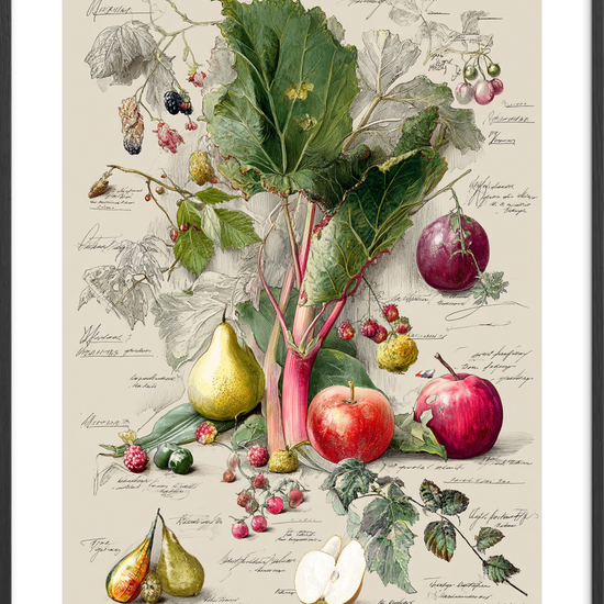 Smagens grønne hvisken - Black Frame, With White Border