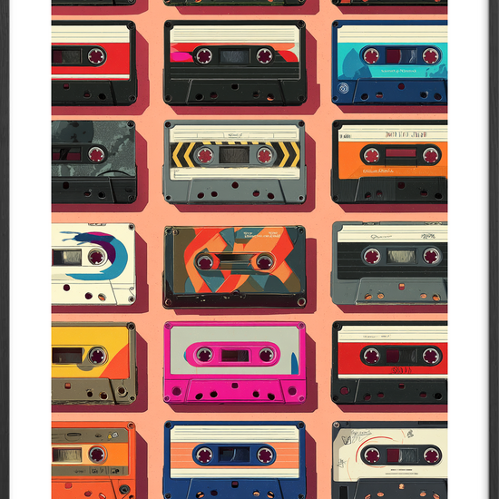 Smag af analog nostalgi - Black Frame, With White Border