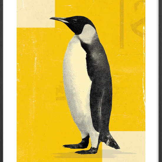 Isens stille klang - Black Frame, With White Border