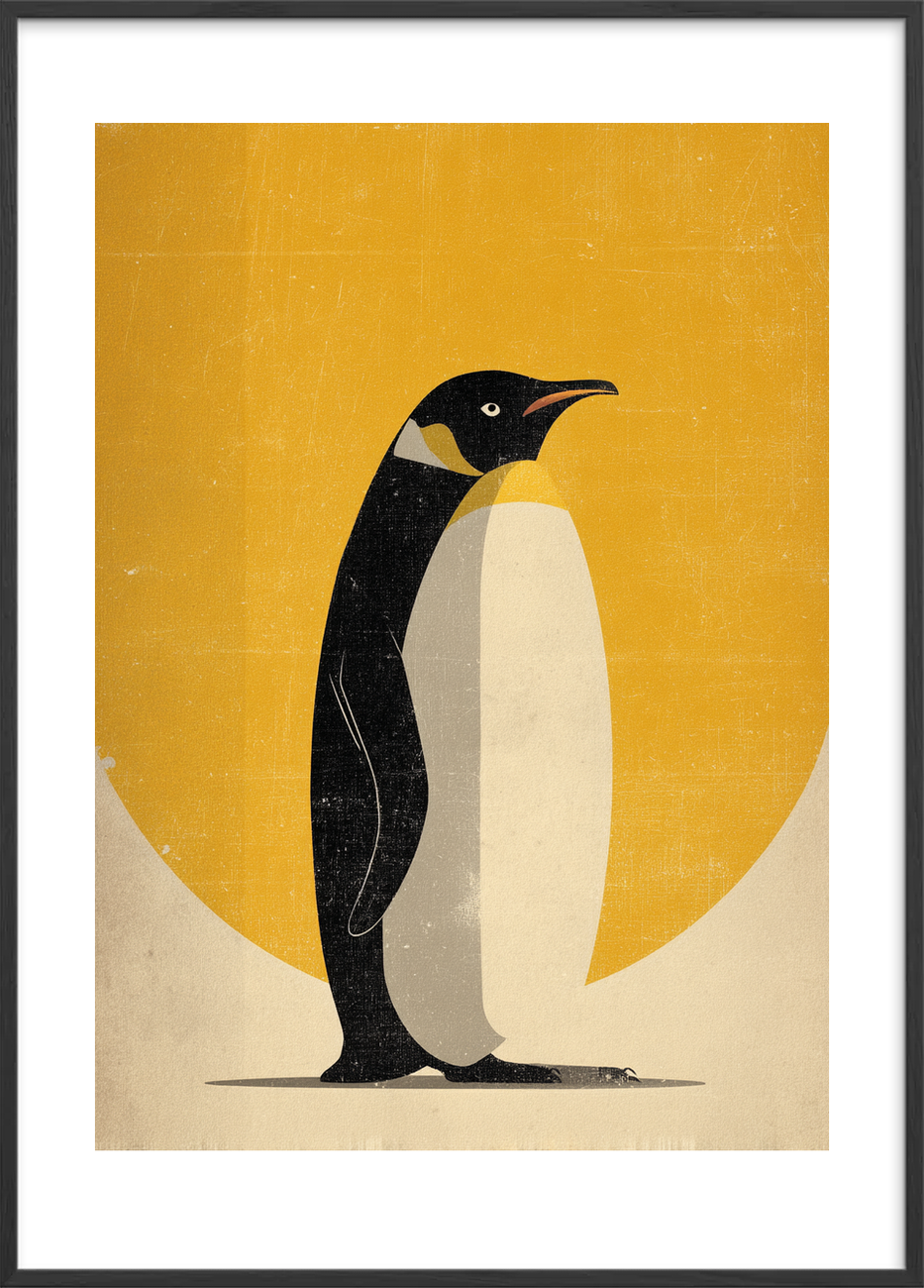 Solens kolde hvisken - Black Frame, With White Border