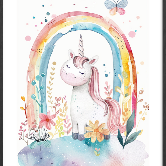 Smagen af regnbuens ro - Black Frame, With White Border