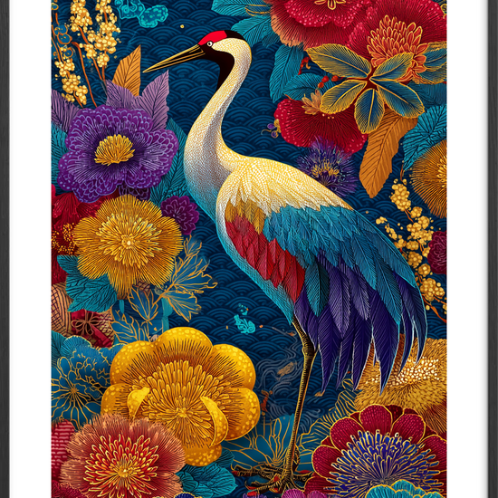 Tranens gyldne hvisken - Black Frame, With White Border