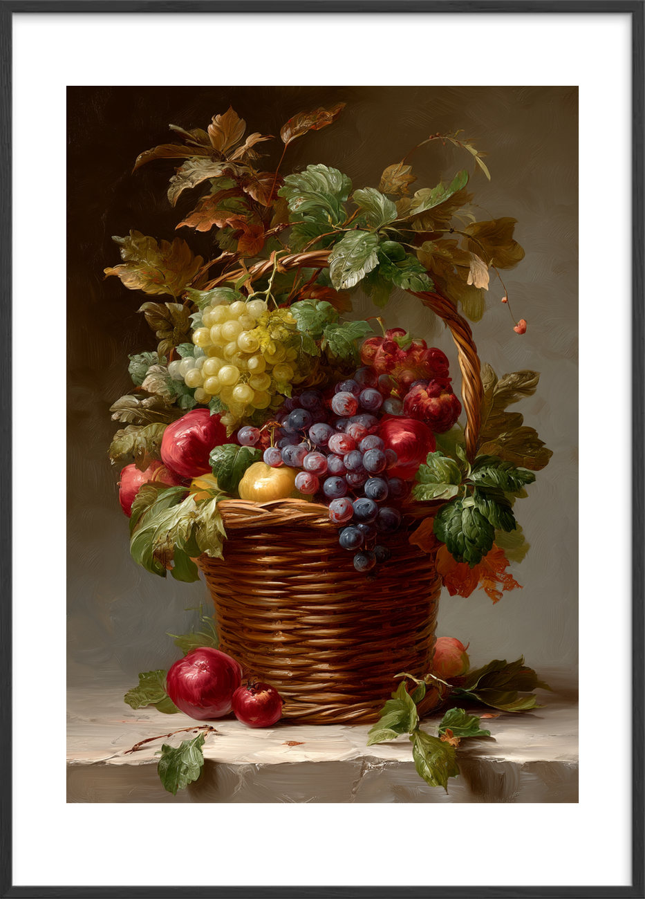 Hvisken af sødme - Black Frame, With White Border